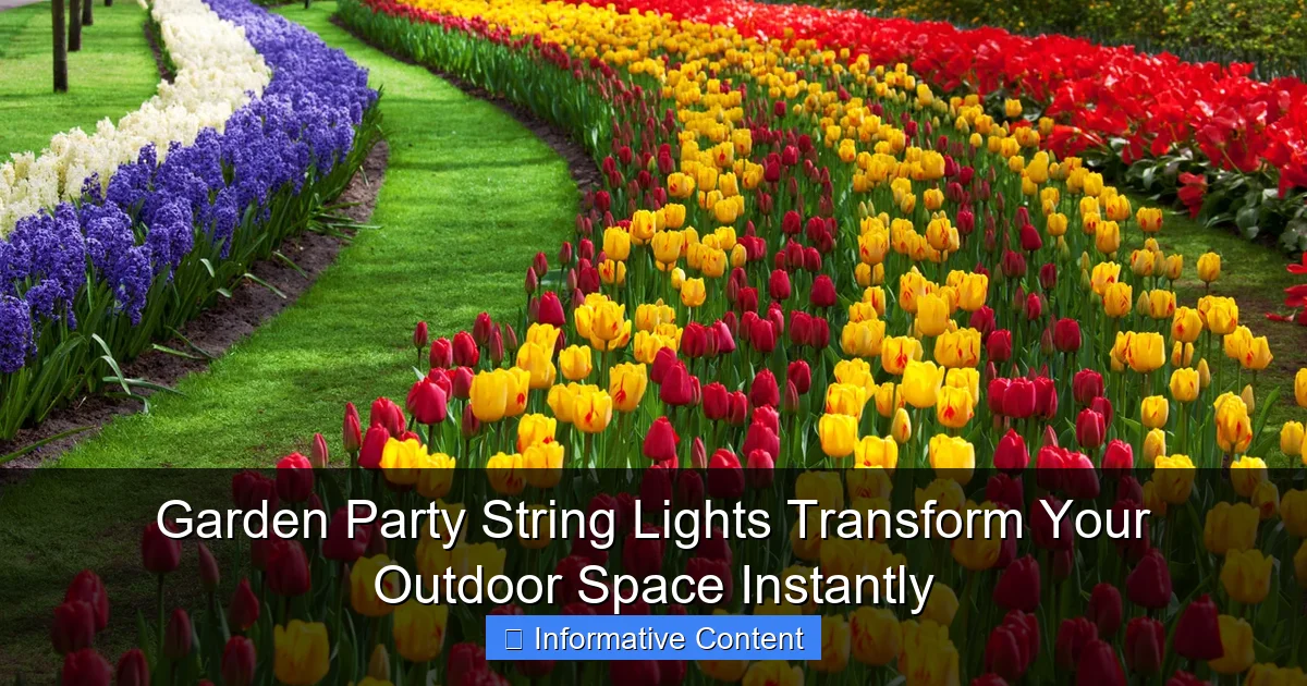 Garden Party String Lights Transform Your Outdoor Space Instantly