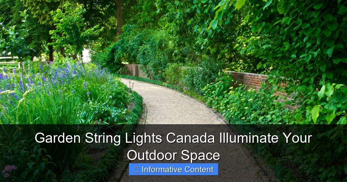 Garden String Lights Canada Illuminate Your Outdoor Space