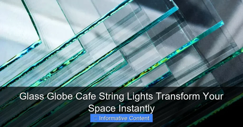 Glass Globe Cafe String Lights Transform Your Space Instantly