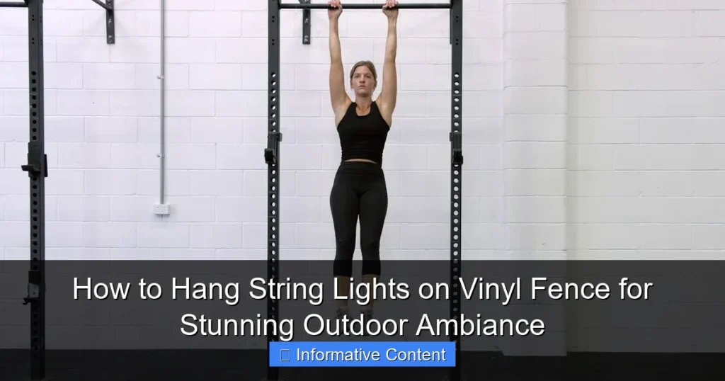 How to Hang String Lights on Vinyl Fence for Stunning Outdoor Ambiance