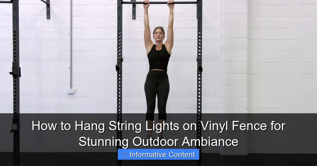 How to Hang String Lights on Vinyl Fence for Stunning Outdoor Ambiance