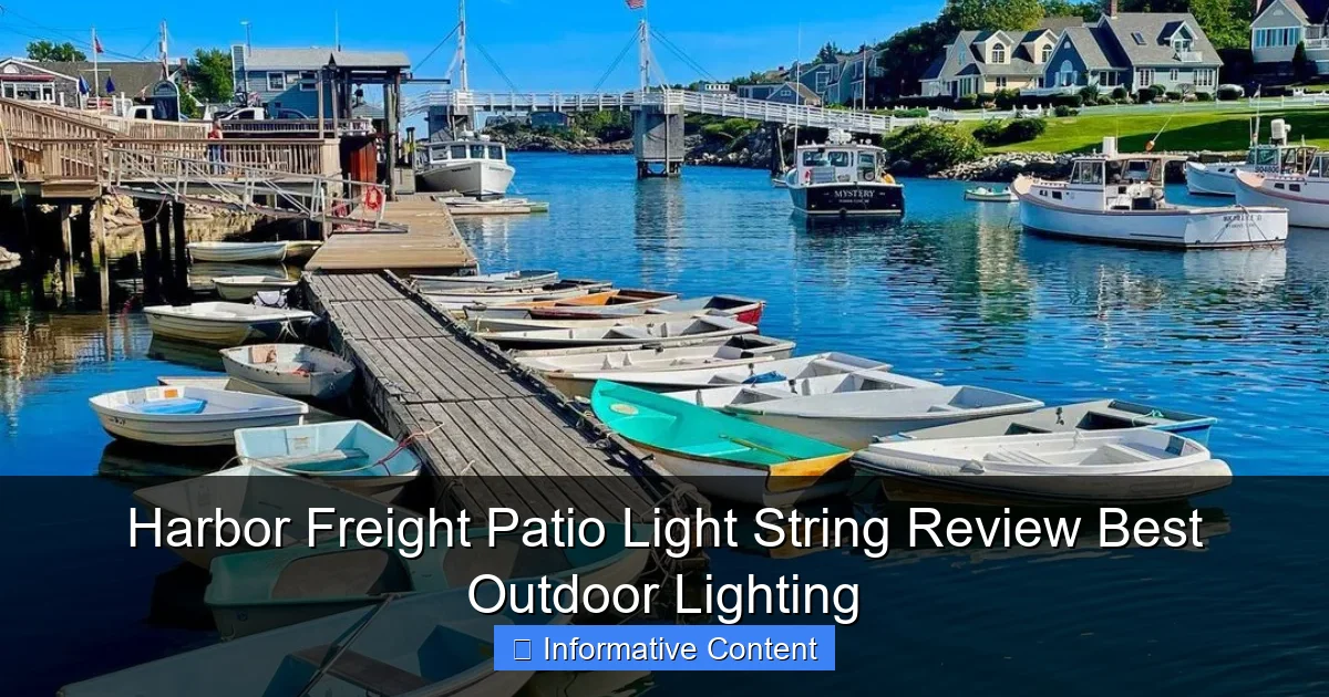 Harbor Freight Patio Light String Review Best Outdoor Lighting