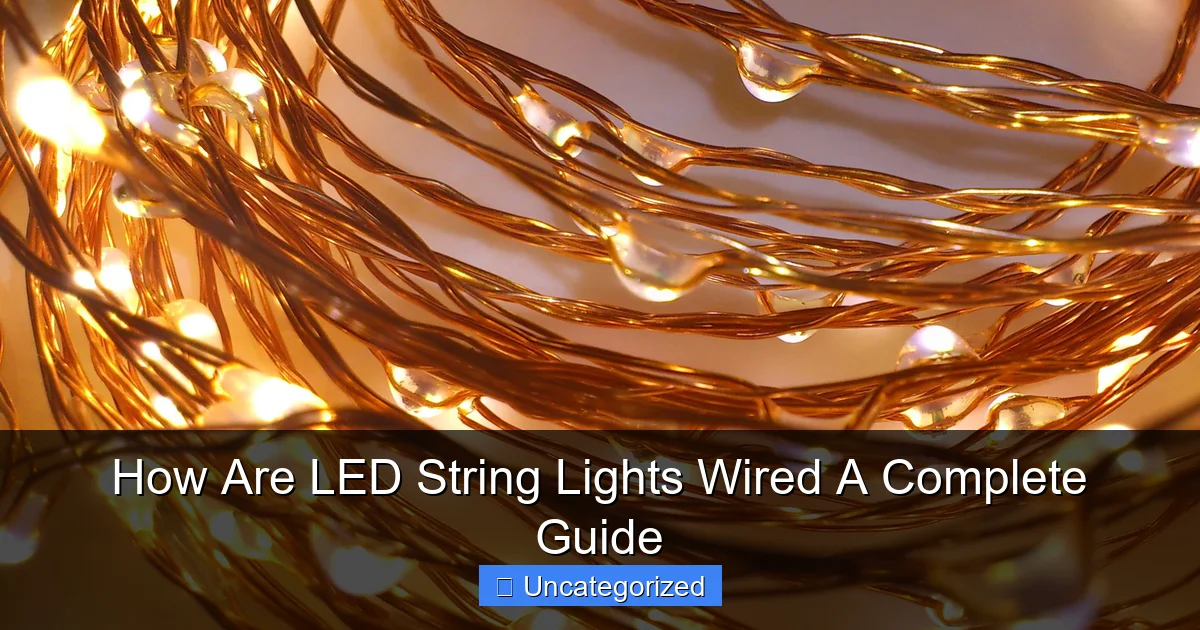 How Are LED String Lights Wired A Complete Guide