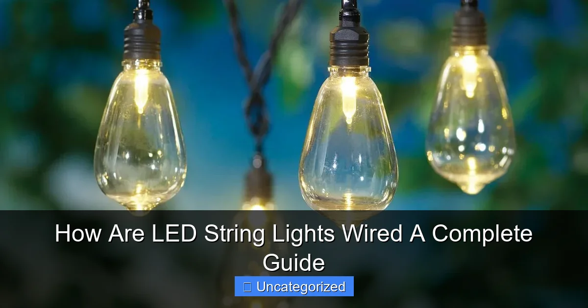 How Are LED String Lights Wired A Complete Guide