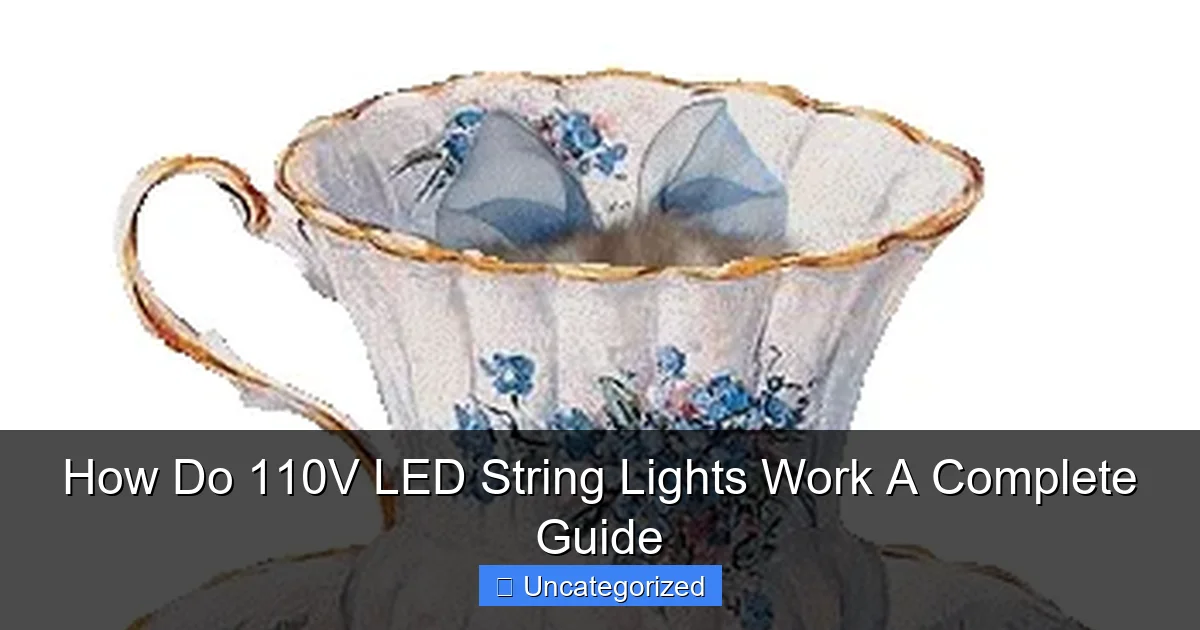 How Do 110V LED String Lights Work A Complete Guide
