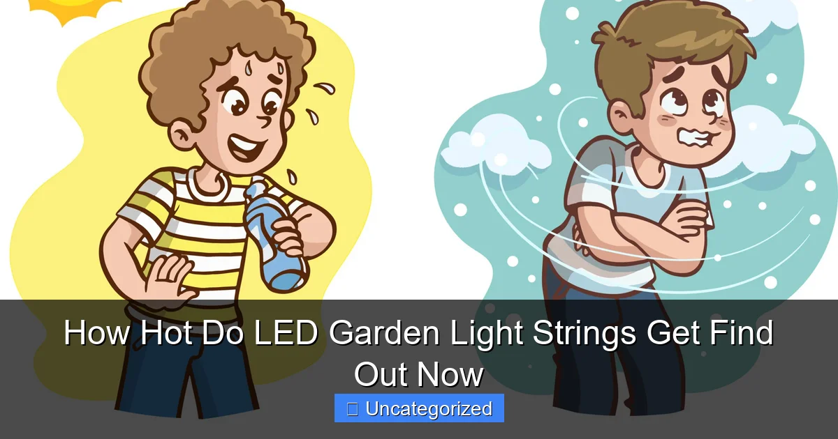 How Hot Do LED Garden Light Strings Get Find Out Now
