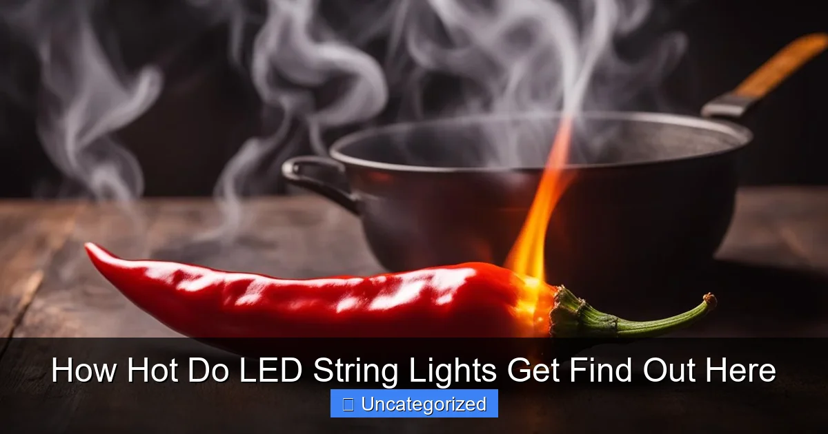 How Hot Do LED String Lights Get Find Out Here