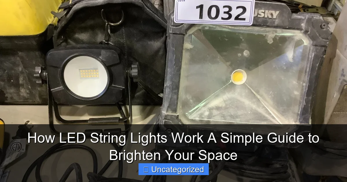 How LED String Lights Work A Simple Guide to Brighten Your Space