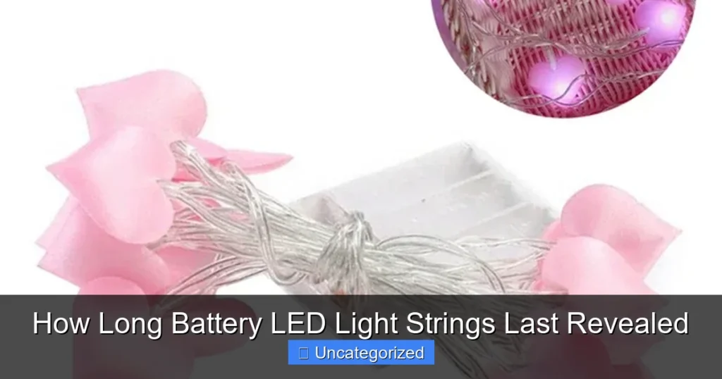 How Long Battery LED Light Strings Last Revealed
