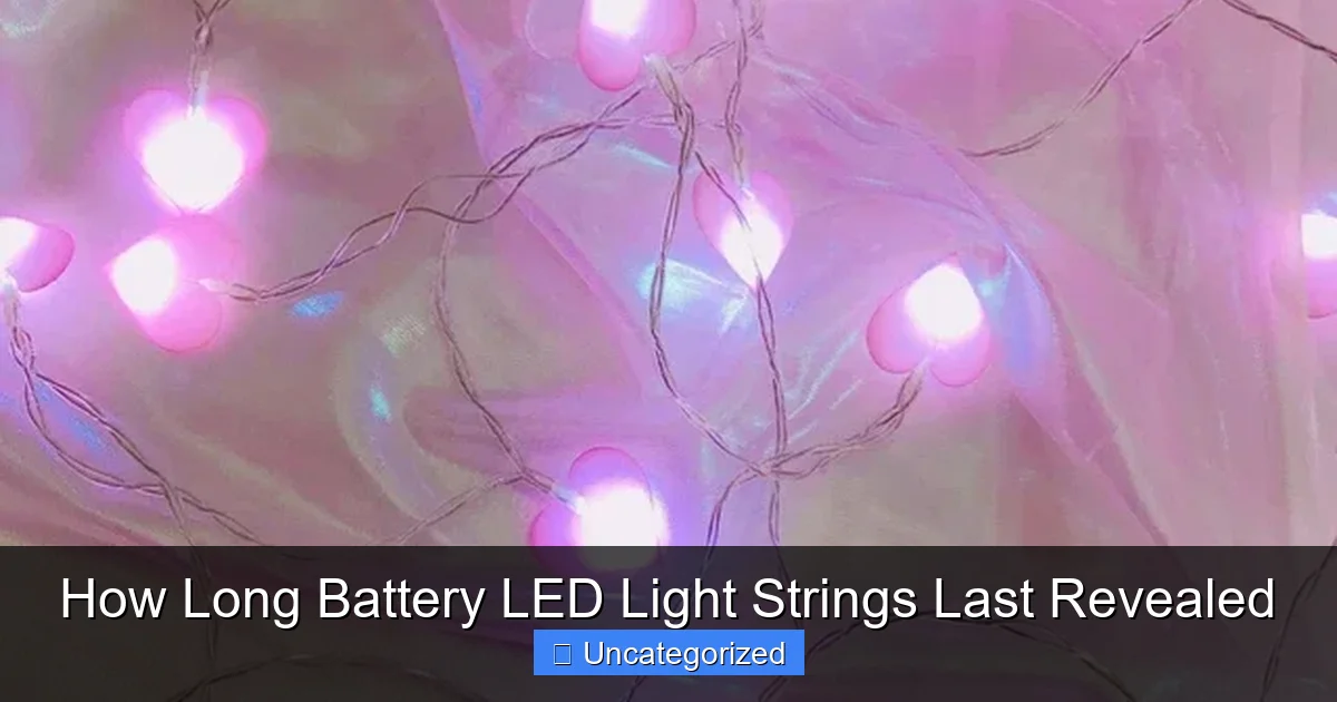 How Long Battery LED Light Strings Last Revealed