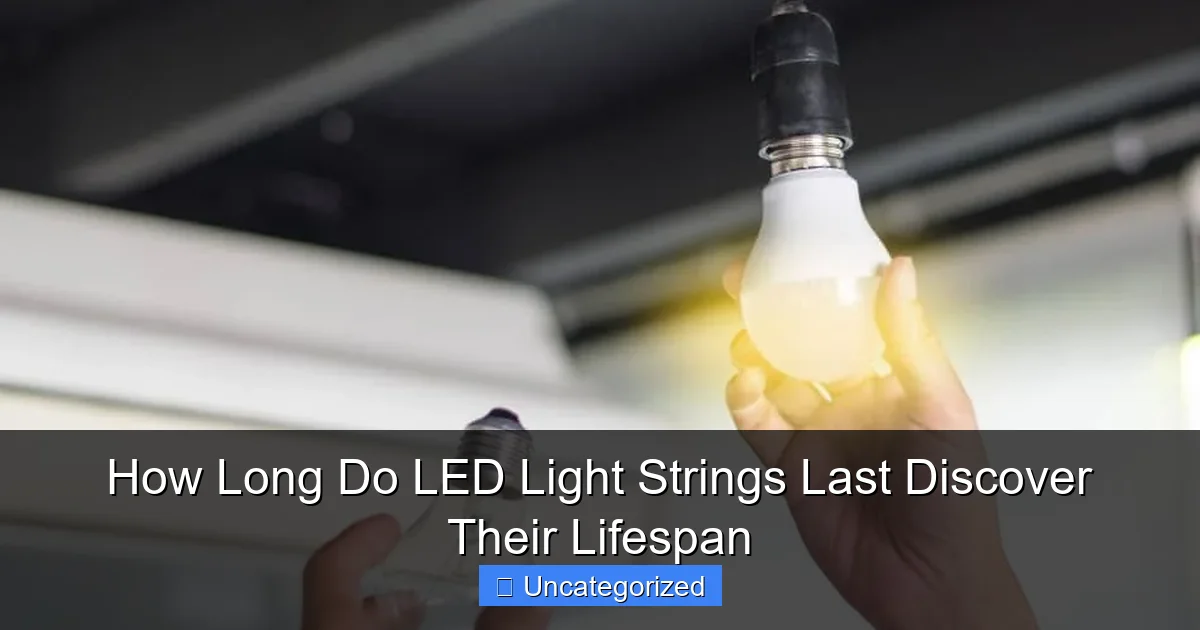 How Long Do LED Light Strings Last Discover Their Lifespan