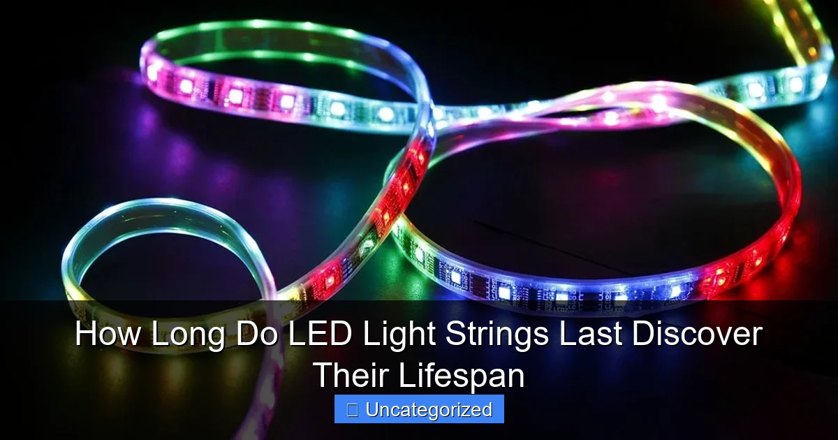 How Long Do LED Light Strings Last Discover Their Lifespan