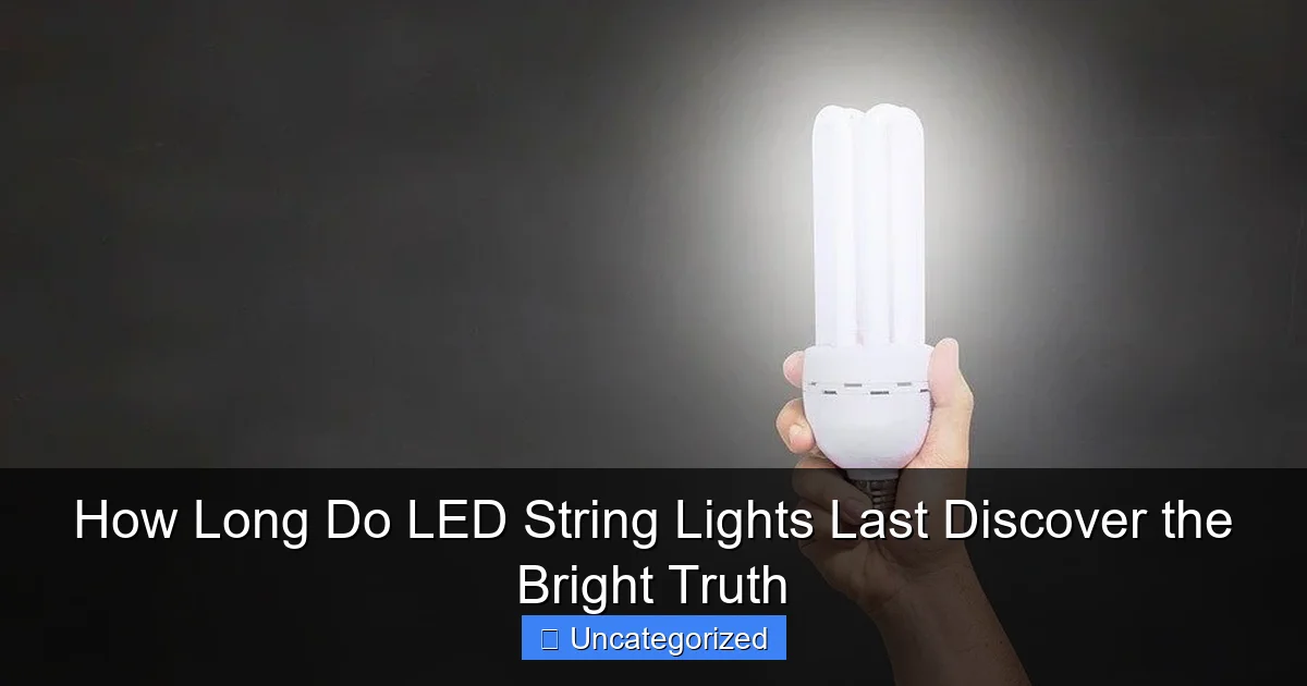 How Long Do LED String Lights Last Discover the Bright Truth
