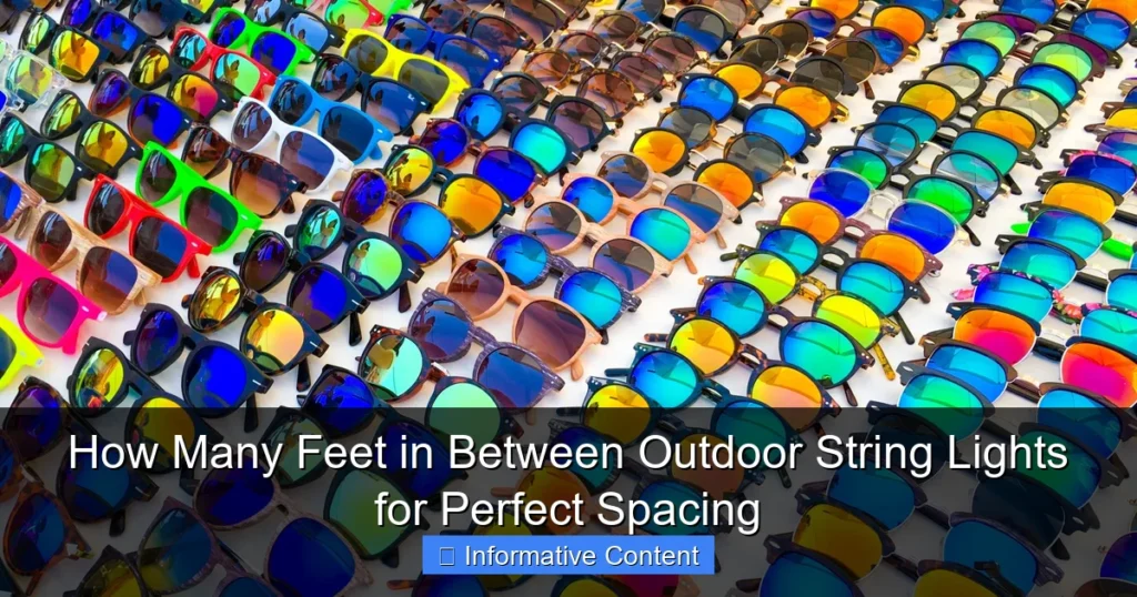 How Many Feet in Between Outdoor String Lights for Perfect Spacing