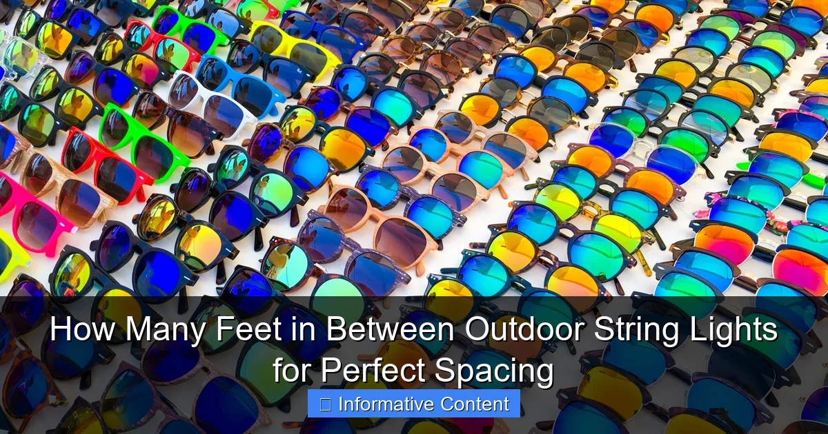 How Many Feet in Between Outdoor String Lights for Perfect Spacing