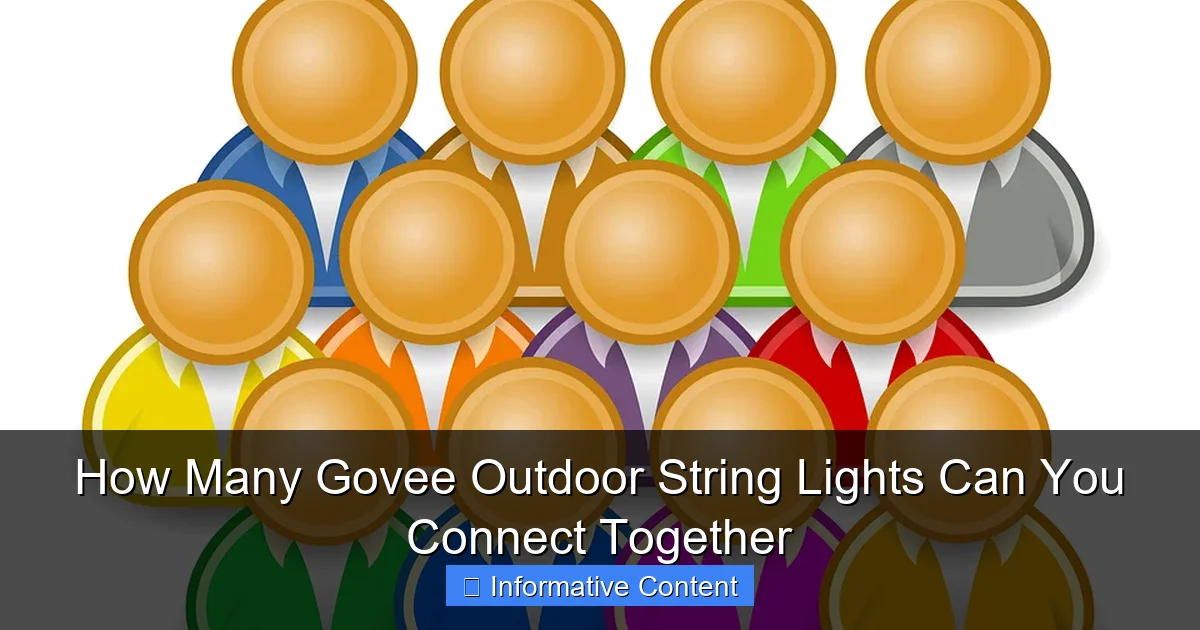 How Many Govee Outdoor String Lights Can You Connect Together
