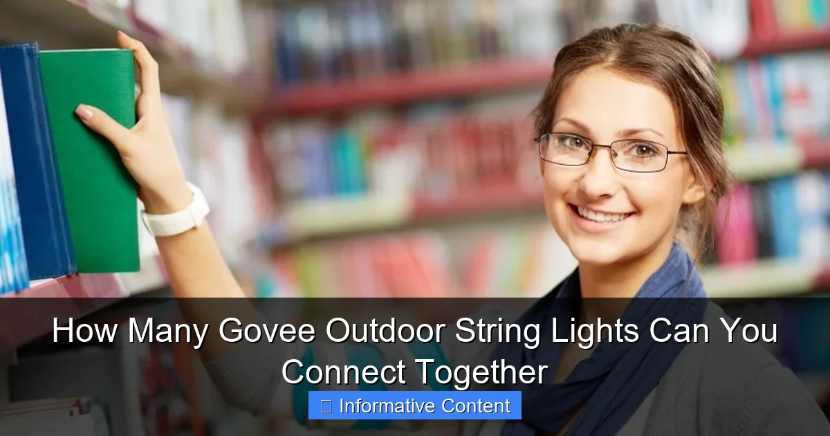 How Many Govee Outdoor String Lights Can You Connect Together