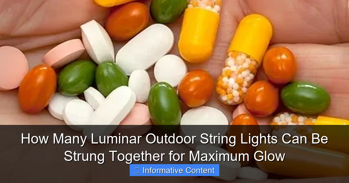 How Many Luminar Outdoor String Lights Can Be Strung Together for Maximum Glow
