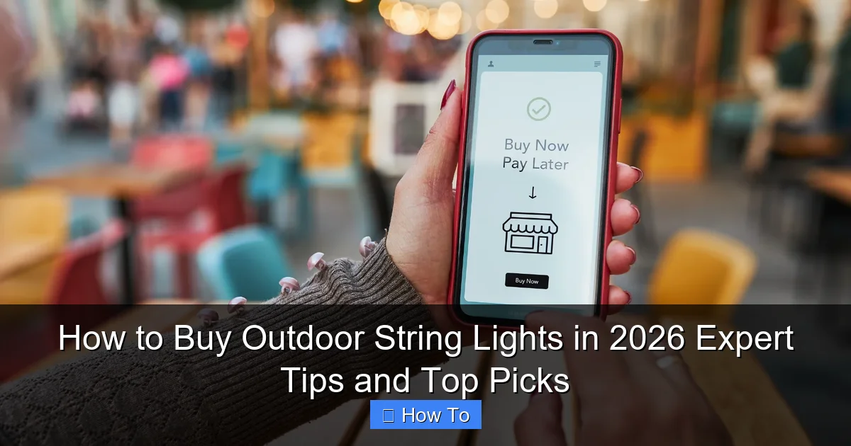 How to Buy Outdoor String Lights in 2026 Expert Tips and Top Picks
