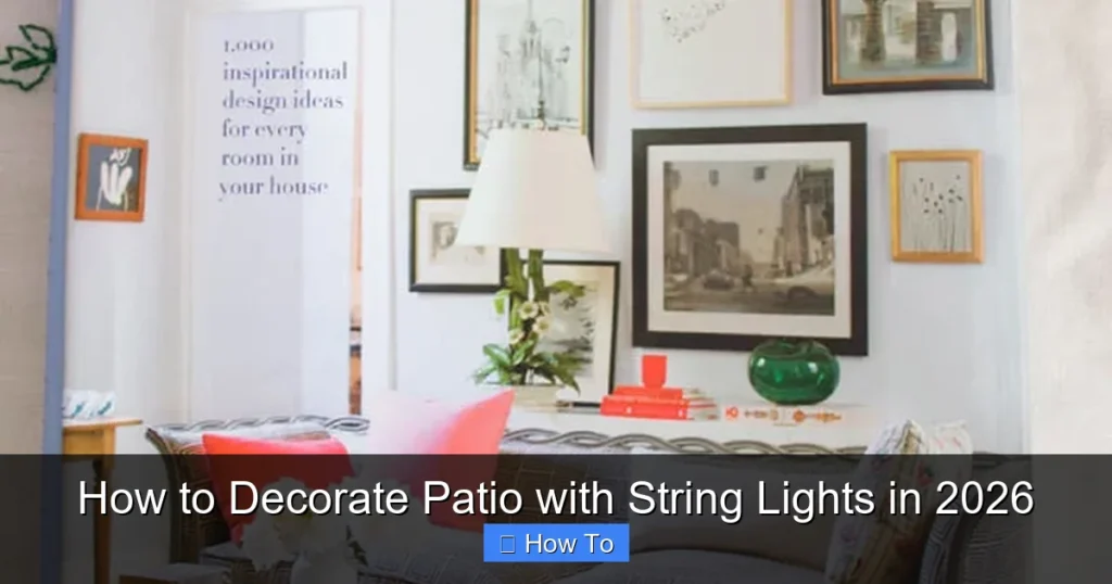 How to Decorate Patio with String Lights in 2026