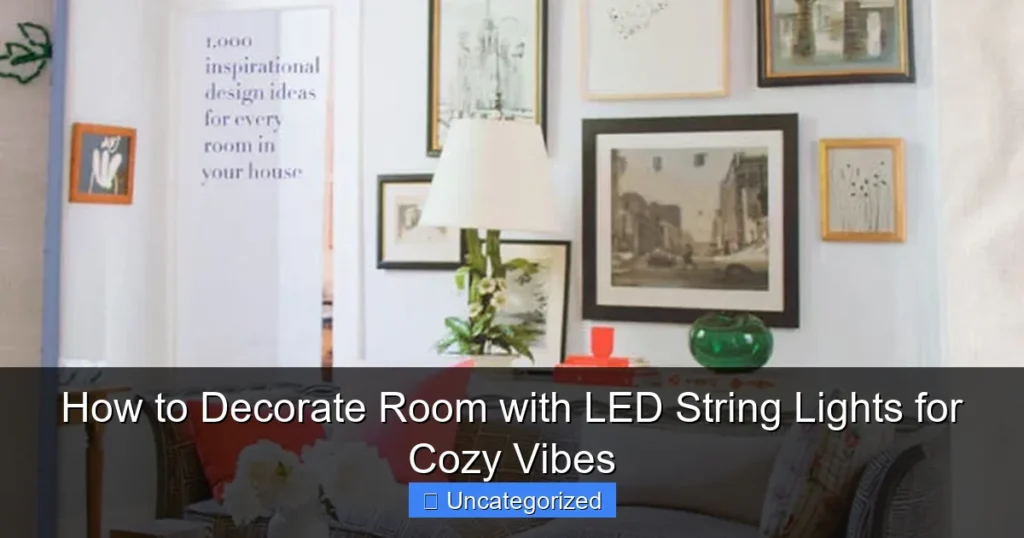 How to Decorate Room with LED String Lights for Cozy Vibes