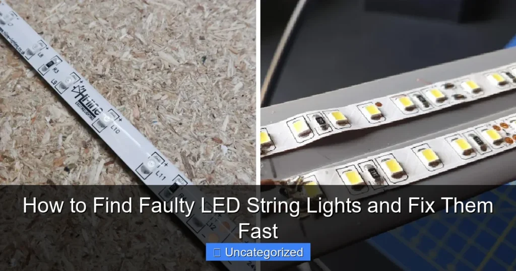 How to Find Faulty LED String Lights and Fix Them Fast
