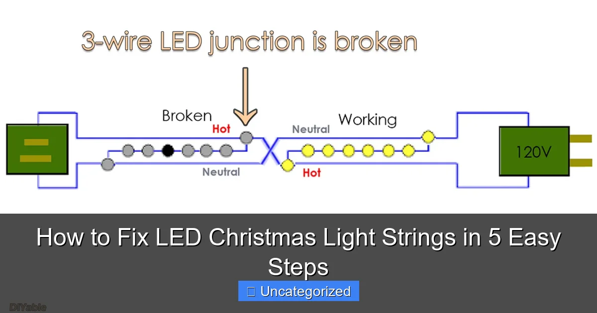How to Fix LED Christmas Light Strings in 5 Easy Steps