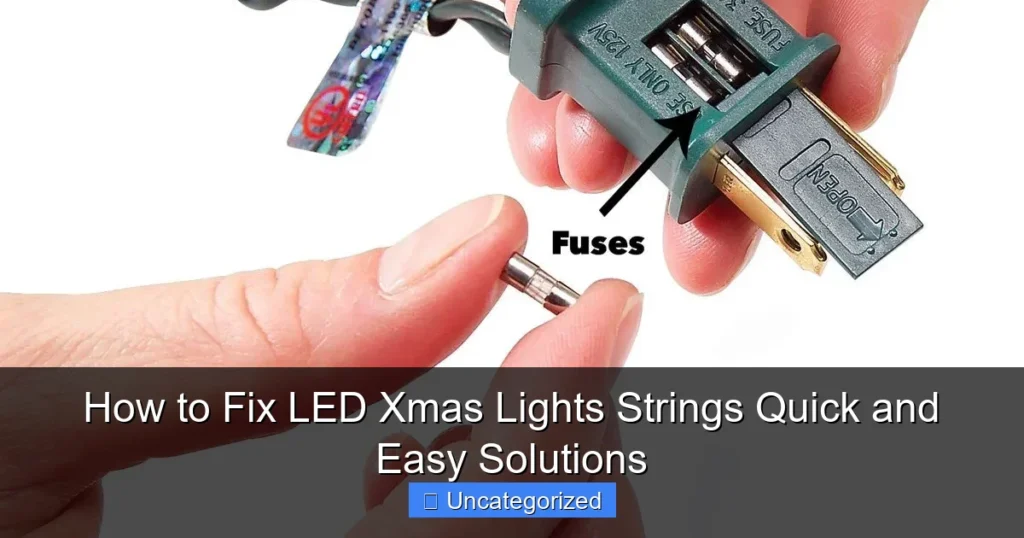 How to Fix LED Xmas Lights Strings Quick and Easy Solutions