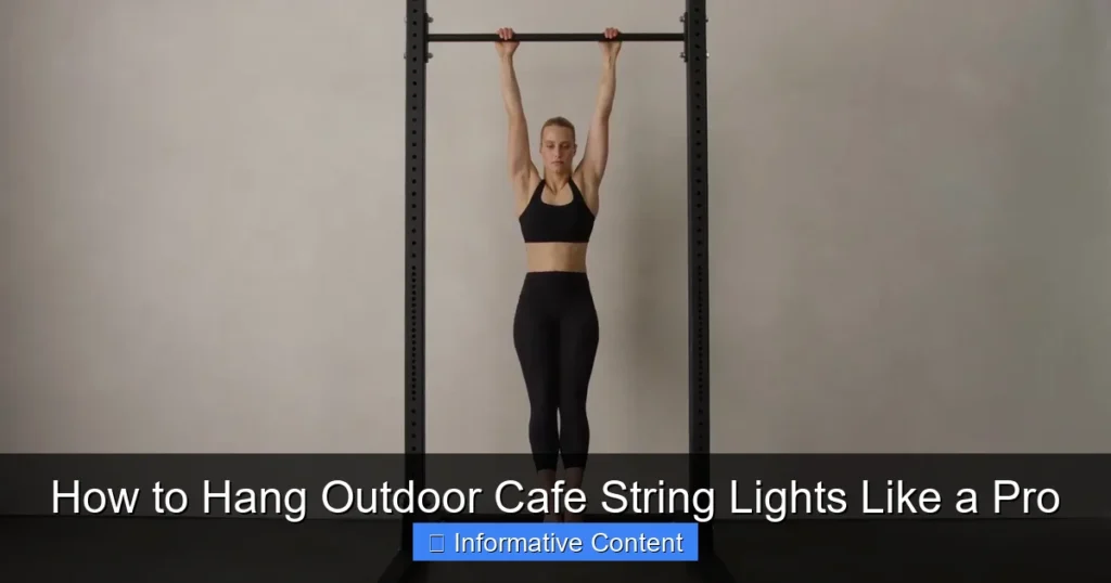 How to Hang Outdoor Cafe String Lights Like a Pro