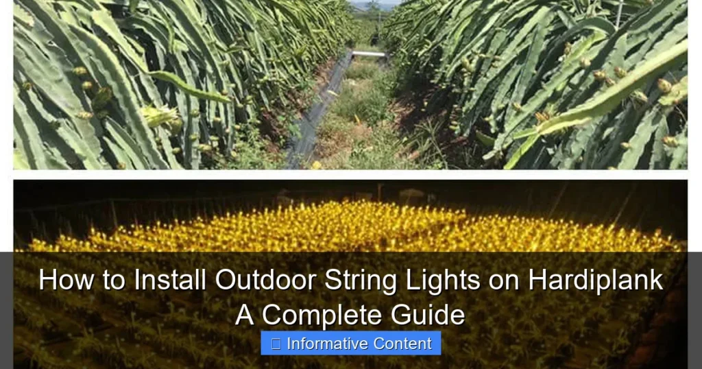 How to Install Outdoor String Lights on Hardiplank A Complete Guide