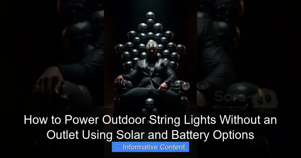 How to Power Outdoor String Lights Without an Outlet Using Solar and Battery Options