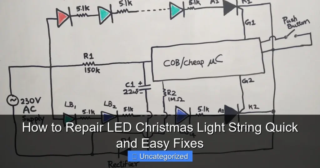 How to Repair LED Christmas Light String Quick and Easy Fixes