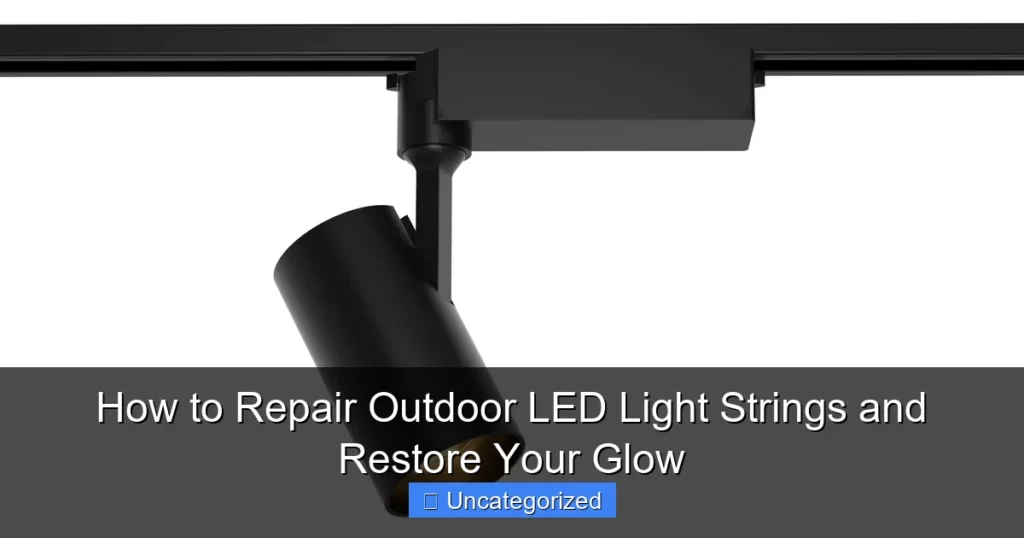 How to Repair Outdoor LED Light Strings and Restore Your Glow