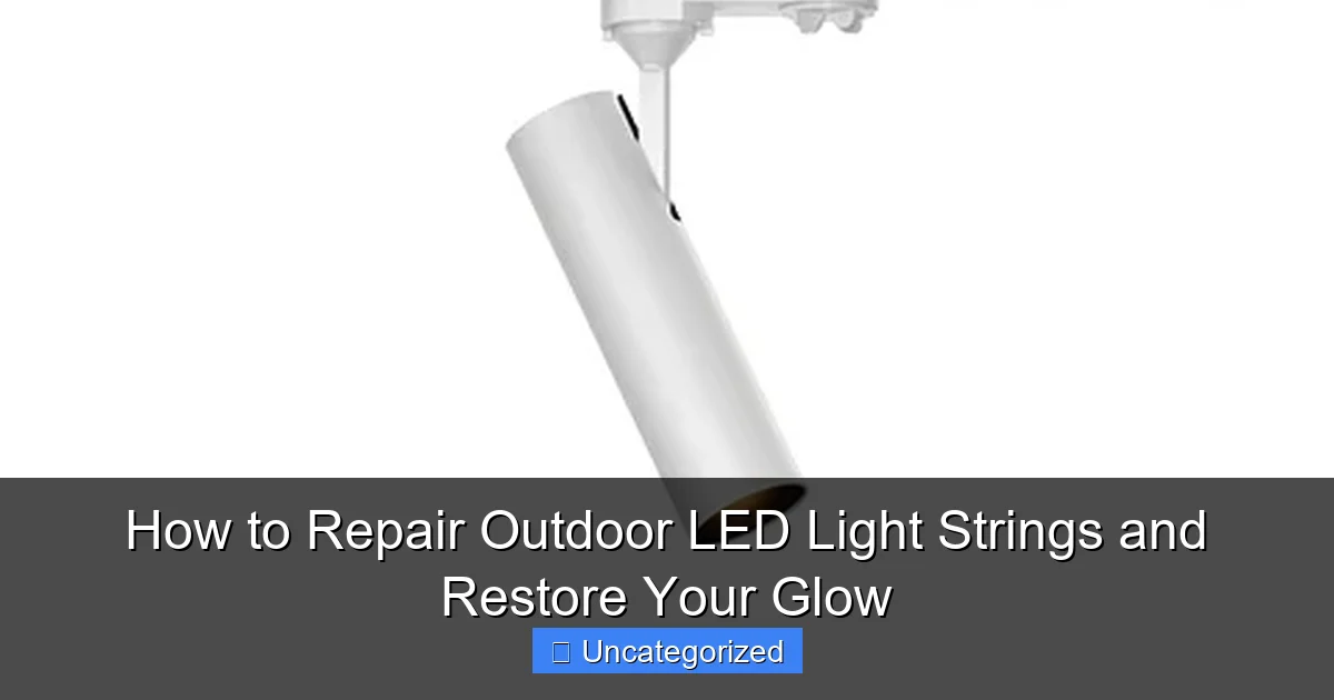How to Repair Outdoor LED Light Strings and Restore Your Glow