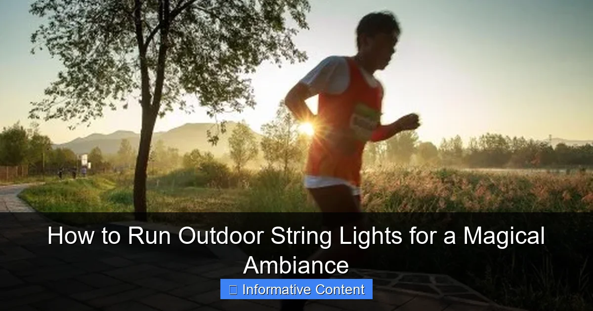 How to Run Outdoor String Lights for a Magical Ambiance