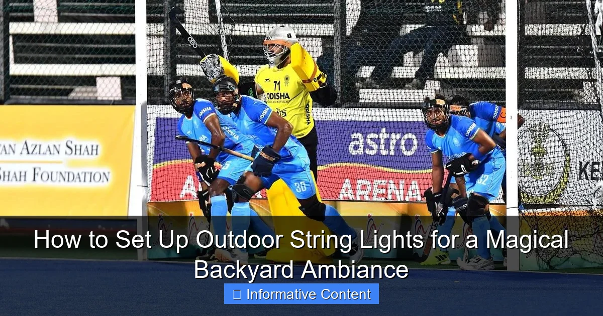 How to Set Up Outdoor String Lights for a Magical Backyard Ambiance