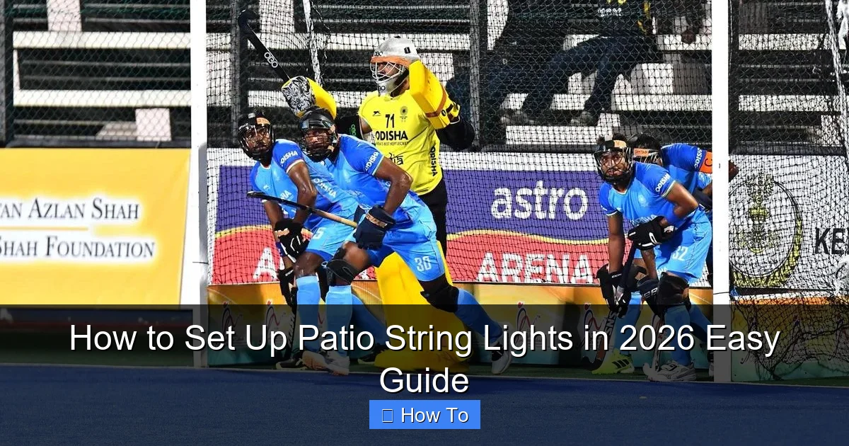 How to Set Up Patio String Lights in 2026 Easy Guide