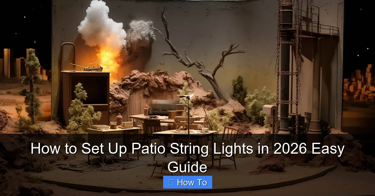 How to Set Up Patio String Lights in 2026 Easy Guide