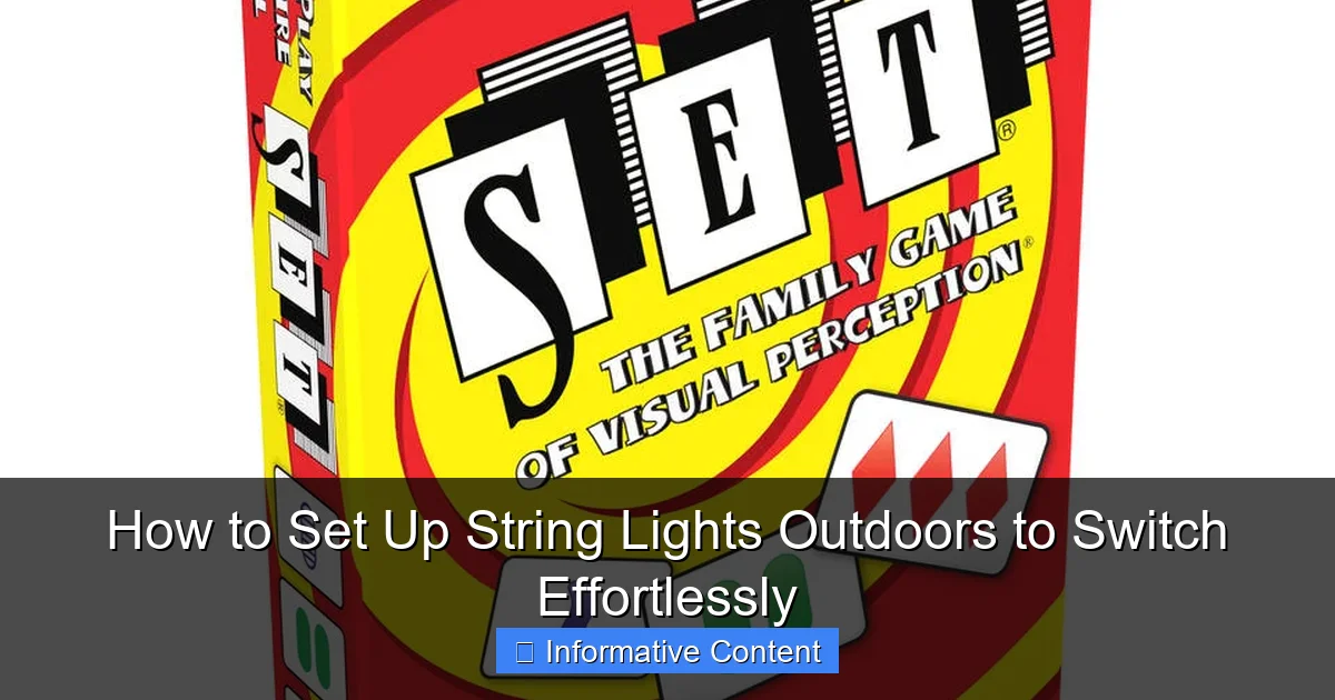 How to Set Up String Lights Outdoors to Switch Effortlessly