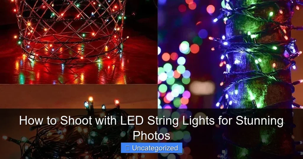 How to Shoot with LED String Lights for Stunning Photos