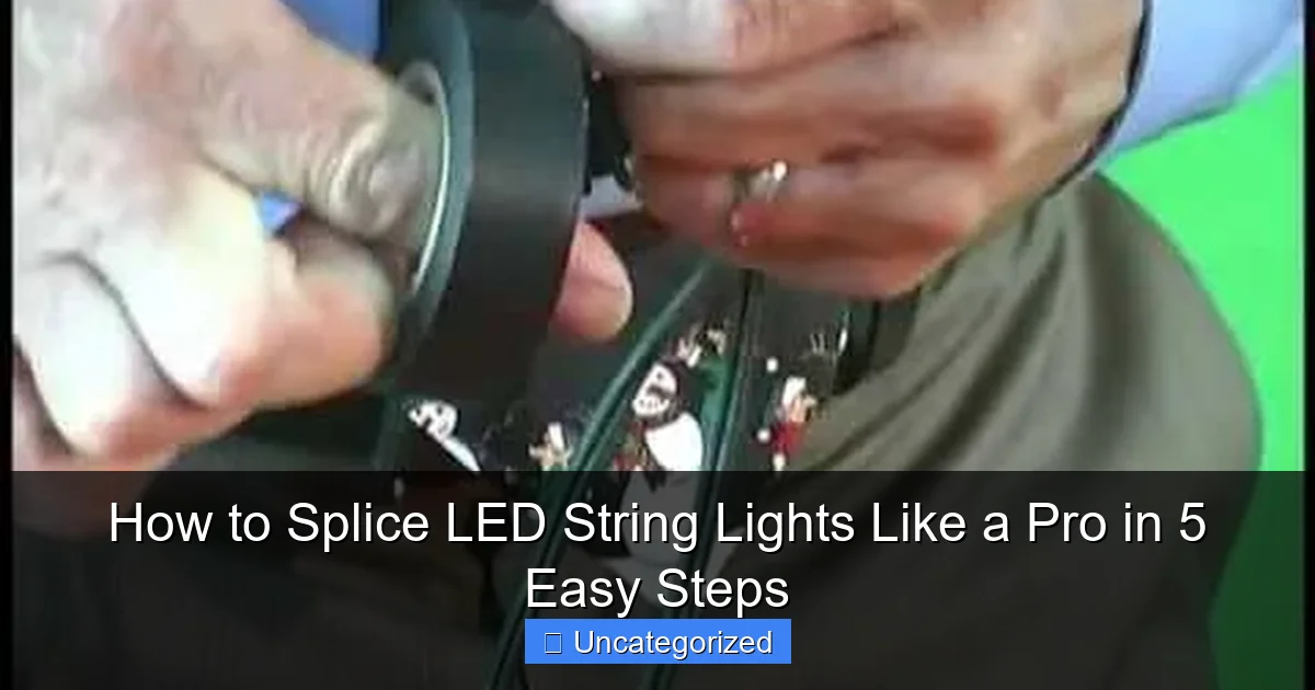 How to Splice LED String Lights Like a Pro in 5 Easy Steps