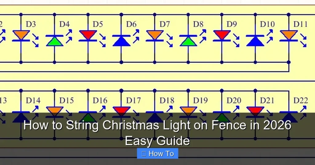 How to String Christmas Light on Fence in 2026 Easy Guide