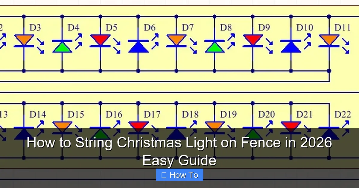 How to String Christmas Light on Fence in 2026 Easy Guide