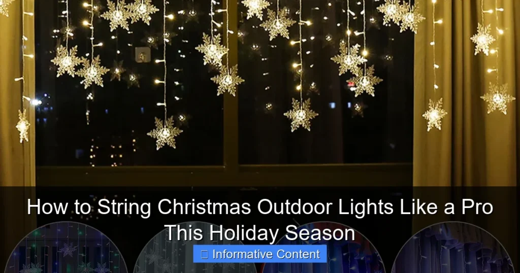 How to String Christmas Outdoor Lights Like a Pro This Holiday Season