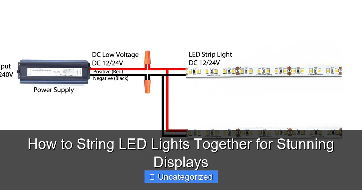 How to String LED Lights Together for Stunning Displays