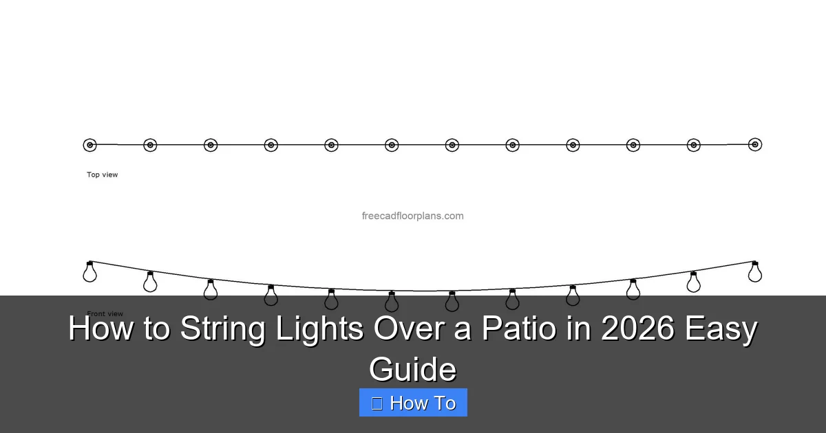 How to String Lights Over a Patio in 2026 Easy Guide