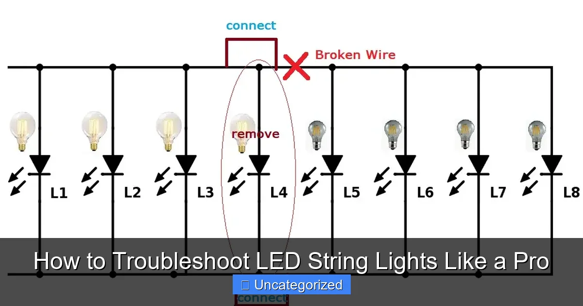How to Troubleshoot LED String Lights Like a Pro