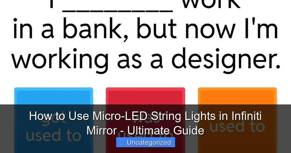 How to Use Micro-LED String Lights in Infiniti Mirror - Ultimate Guide