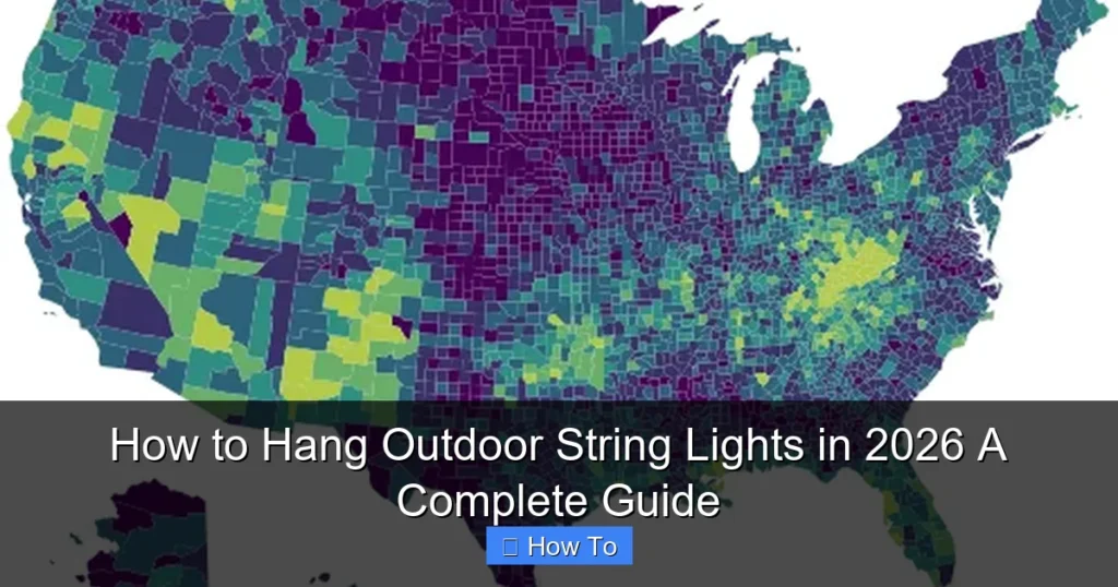 How to Hang Outdoor String Lights in 2026 A Complete Guide