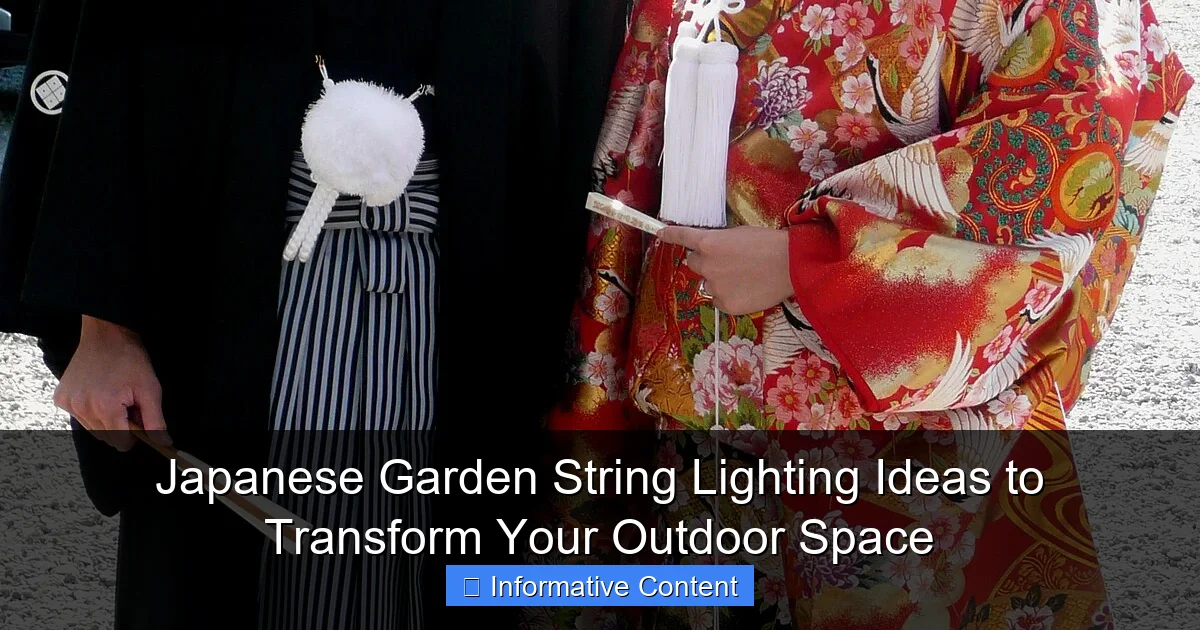 Japanese Garden String Lighting Ideas to Transform Your Outdoor Space